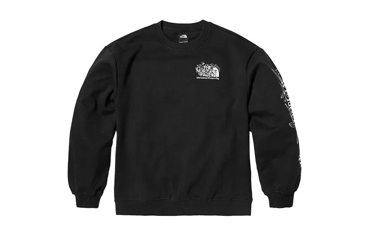 THE NORTH FACE Sweatshirts Women's Black Crew Neck Moderate Regular