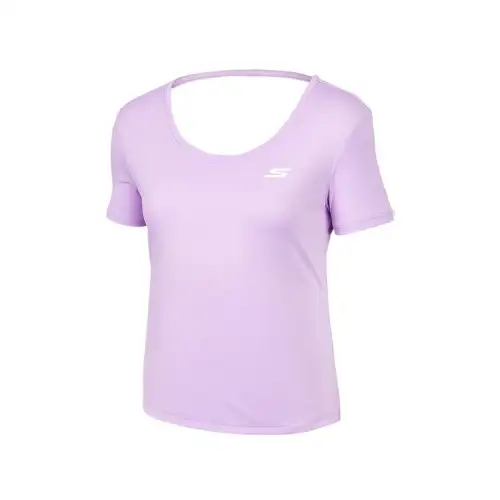 Skechers T Shirt Women's Purple