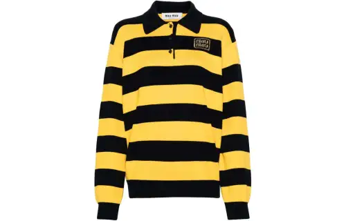 MIU MIU Polo Shirt Women's Yellow
