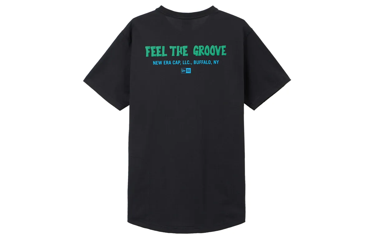 New Era T-Shirts Unisex Black Crew Neck