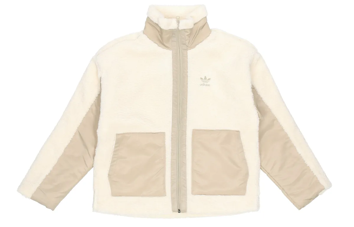 Adidas Originals Sherpa Jacket Women's Ecru