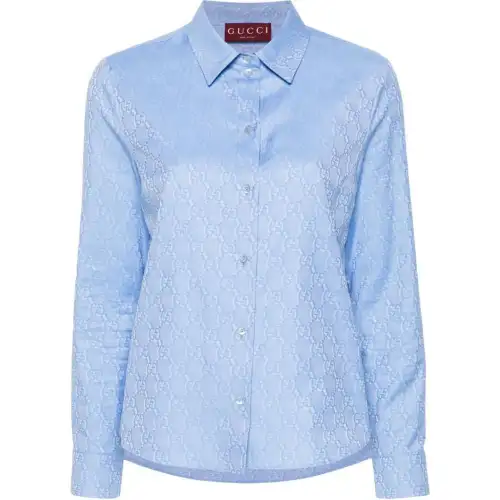 GUCCI Gg Motif Oxford Shirt