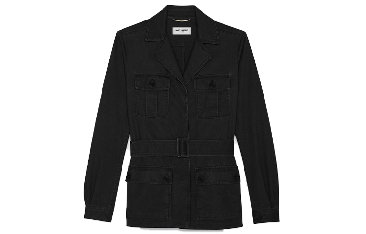 SAINT LAURENT SS22 Jackets & Coats Women's Black