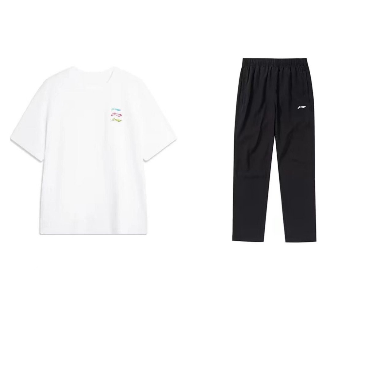 Li Ning Casual Sportswear Men’s Crew Neck Moderate