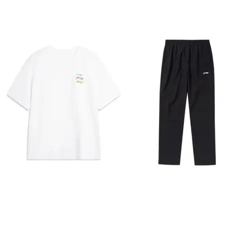 Li Ning Casual Sportswear Men's Crew Neck Moderate