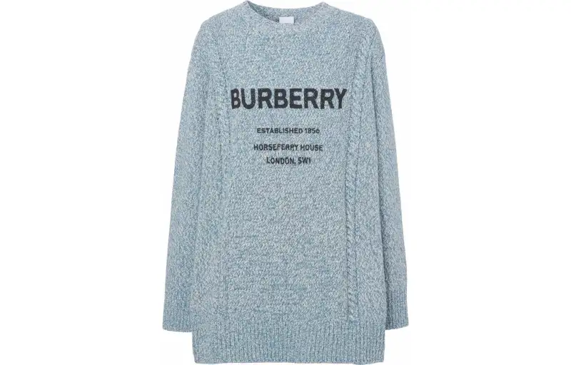 Burberry FW22 Cashmere Sweater Women's Blue