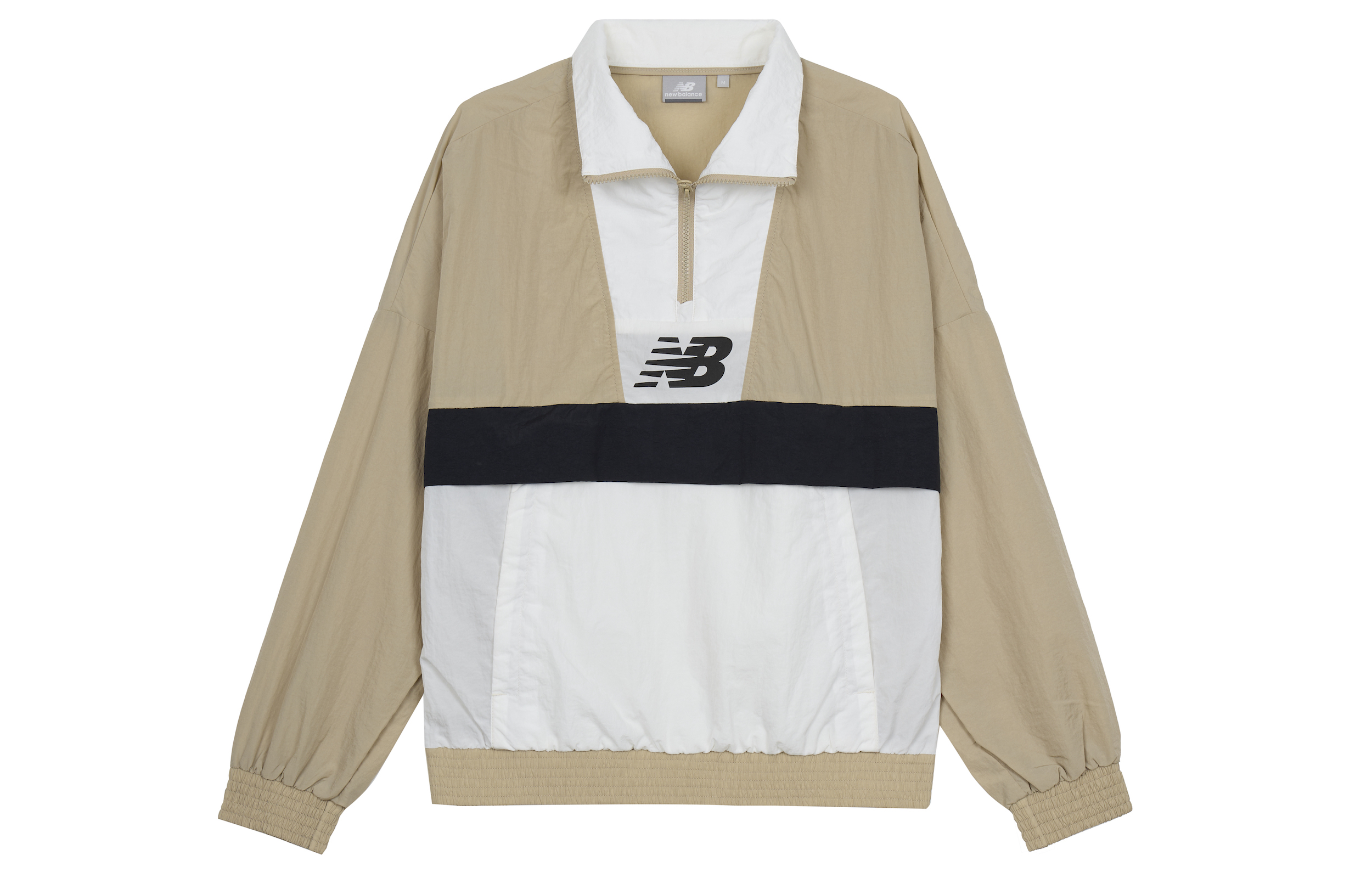 Женская куртка New Balance текстильная (молочная)