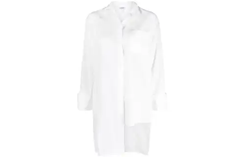 LOEWE Shirts Women's White Lapel Moderate Other