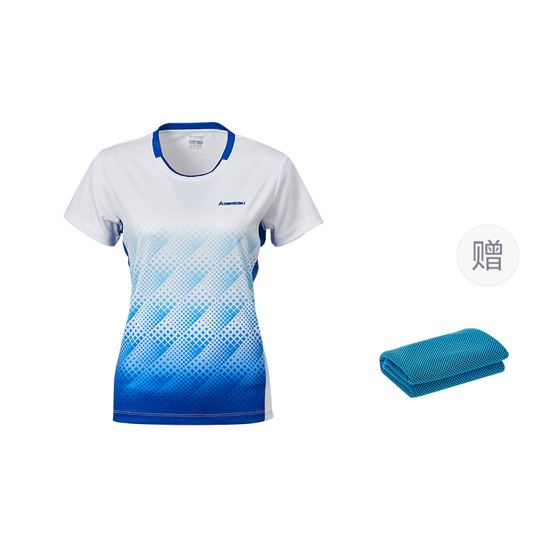 Kawasaki Badminton Jersey Unisex White