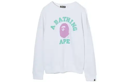 A BATHING APE Bape Sweatshirts Women's Crew Neck Moderate Regular