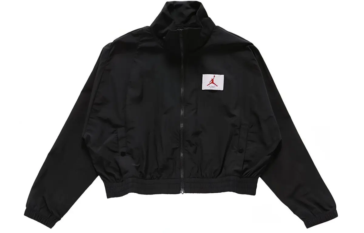 Jordan Jackets Women's Black Stand Collar Moderate Other