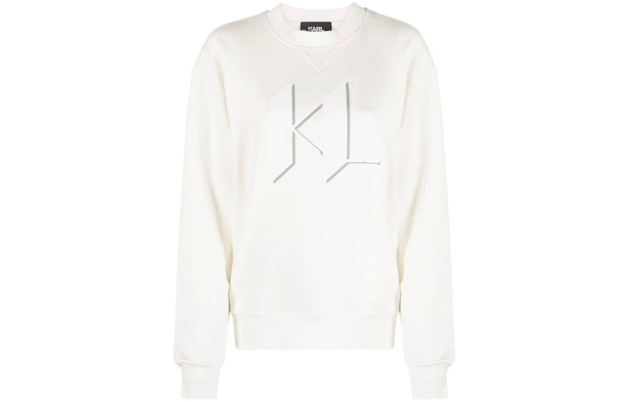 KARL LAGERFELD / Karl Lagerfeld Jeans Logo-print Crew-neck Sweatshirt