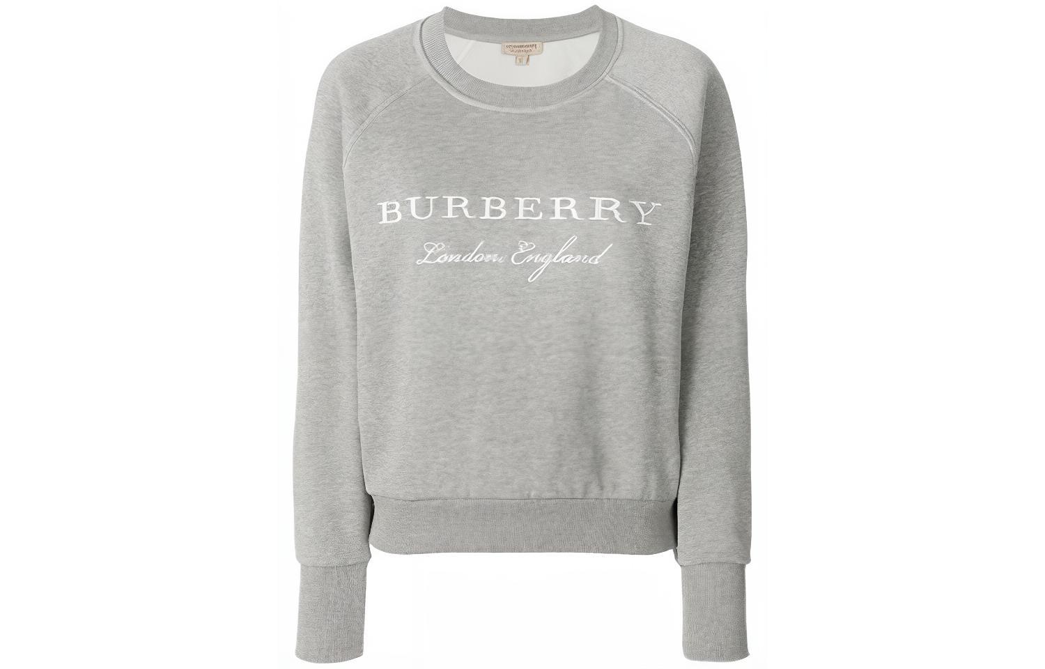 Женское худи Burberry (серое)
