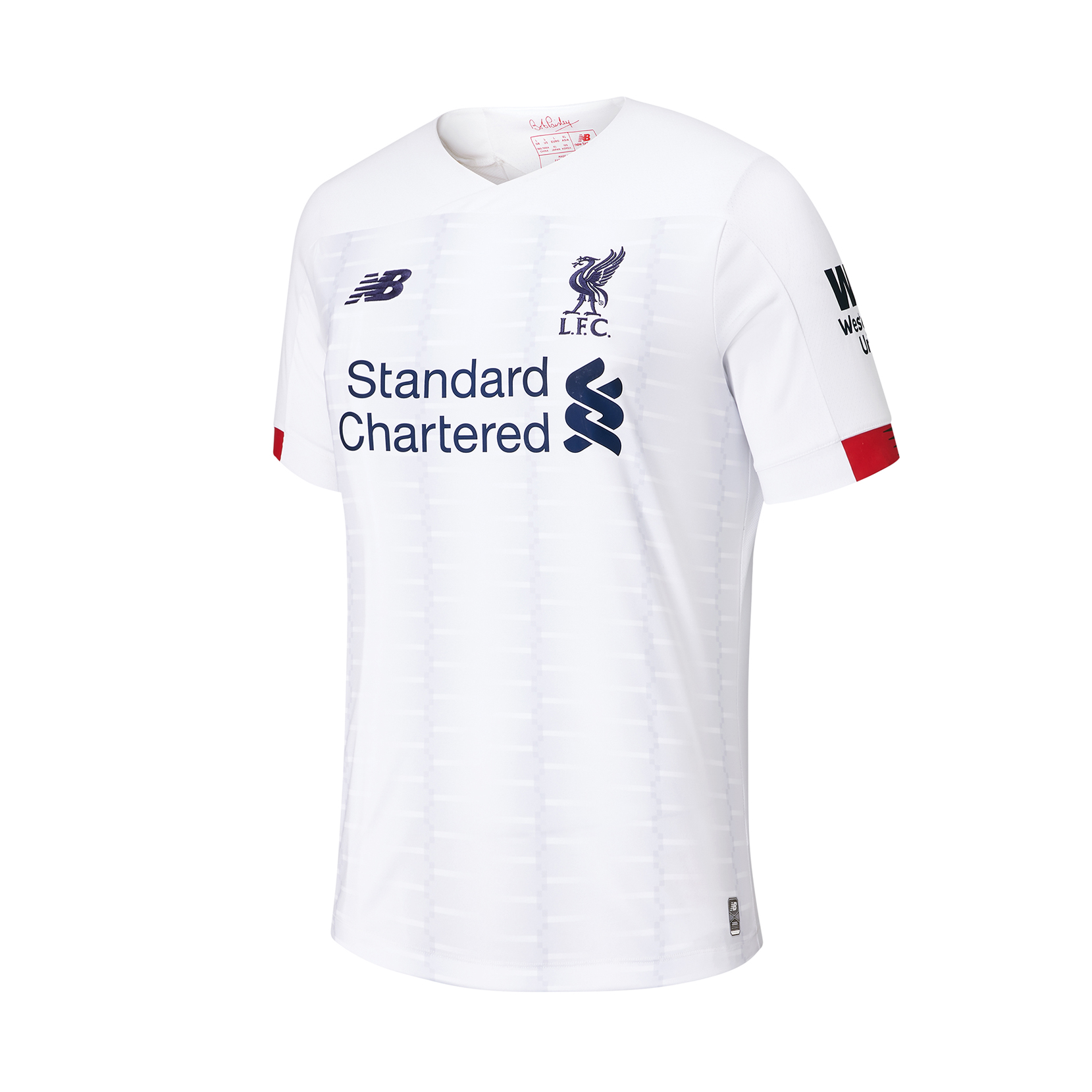 New Balance Liverpool FC Away SS Jersey 2019/20 Soccer Jersey Men’s White