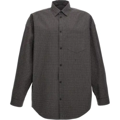 Balenciaga Checked Oversized Shirt