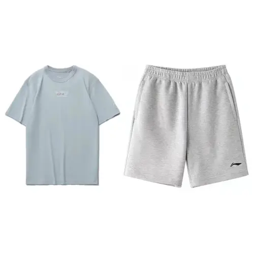 Li Ning Casual Sportswear Men's Crew Neck Moderate