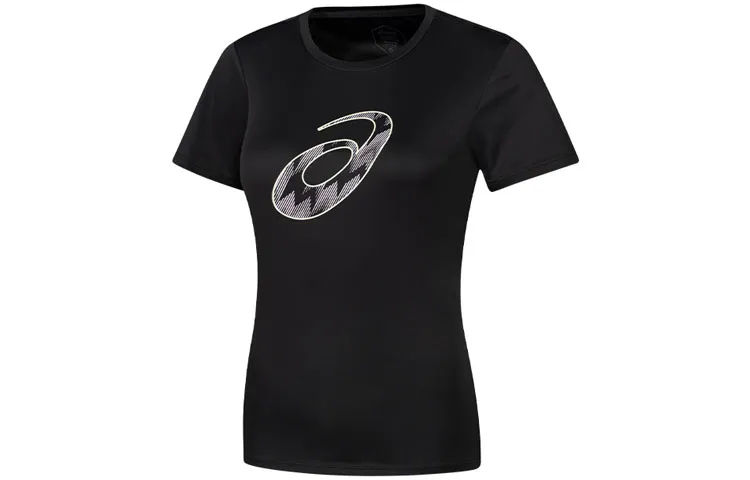 ASICS T-Shirts Women's Black Crew Neck Moderate Other