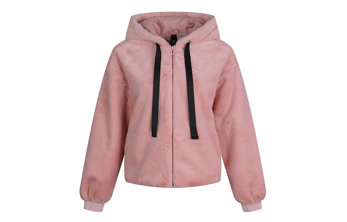 Женская куртка adidas Style Fur Jkt (розовая)