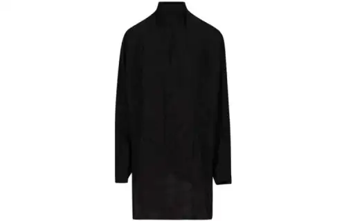 Balenciaga Shirts Women's Black Pointed Collar Moderate Other
