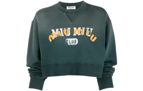 MIU MIU Sweatshirt Women's Green