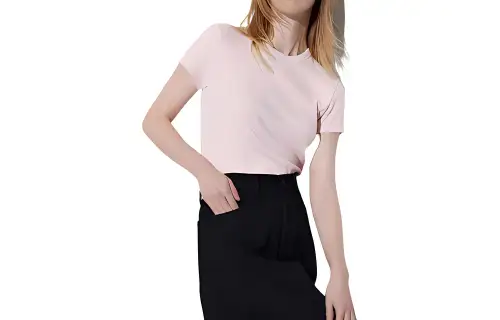 UNIQLO T Shirt Women's Pastel Pink