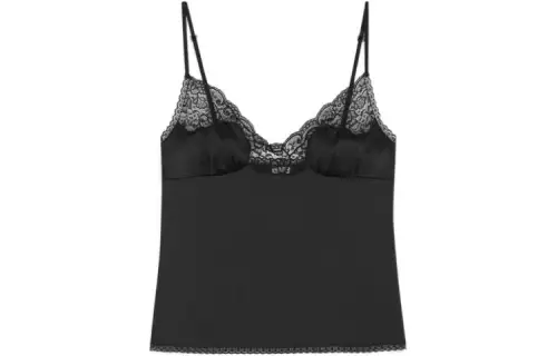 SAINT LAURENT SS22 Camisole Women's Black