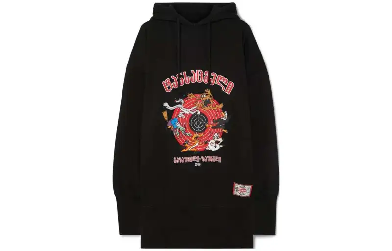 Vetements embroidered hoodie