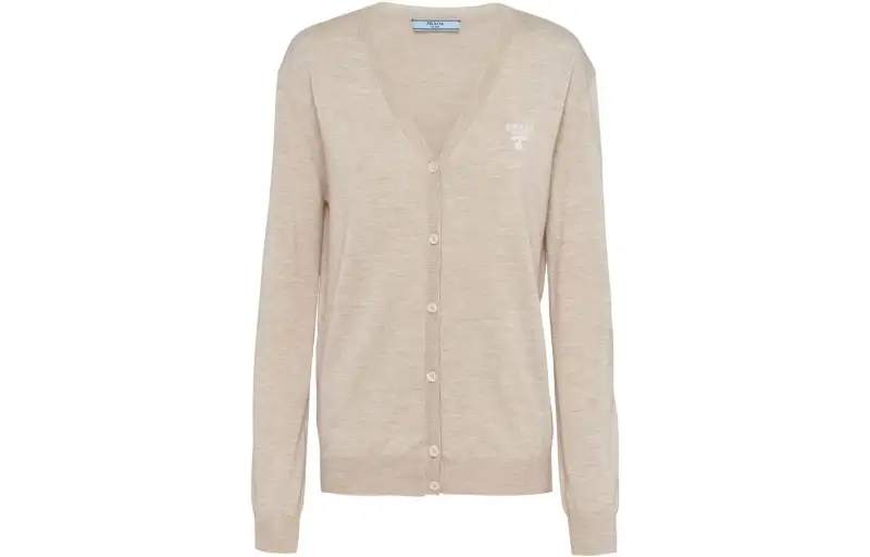 PRADA Button-up Cashmere Cardigan