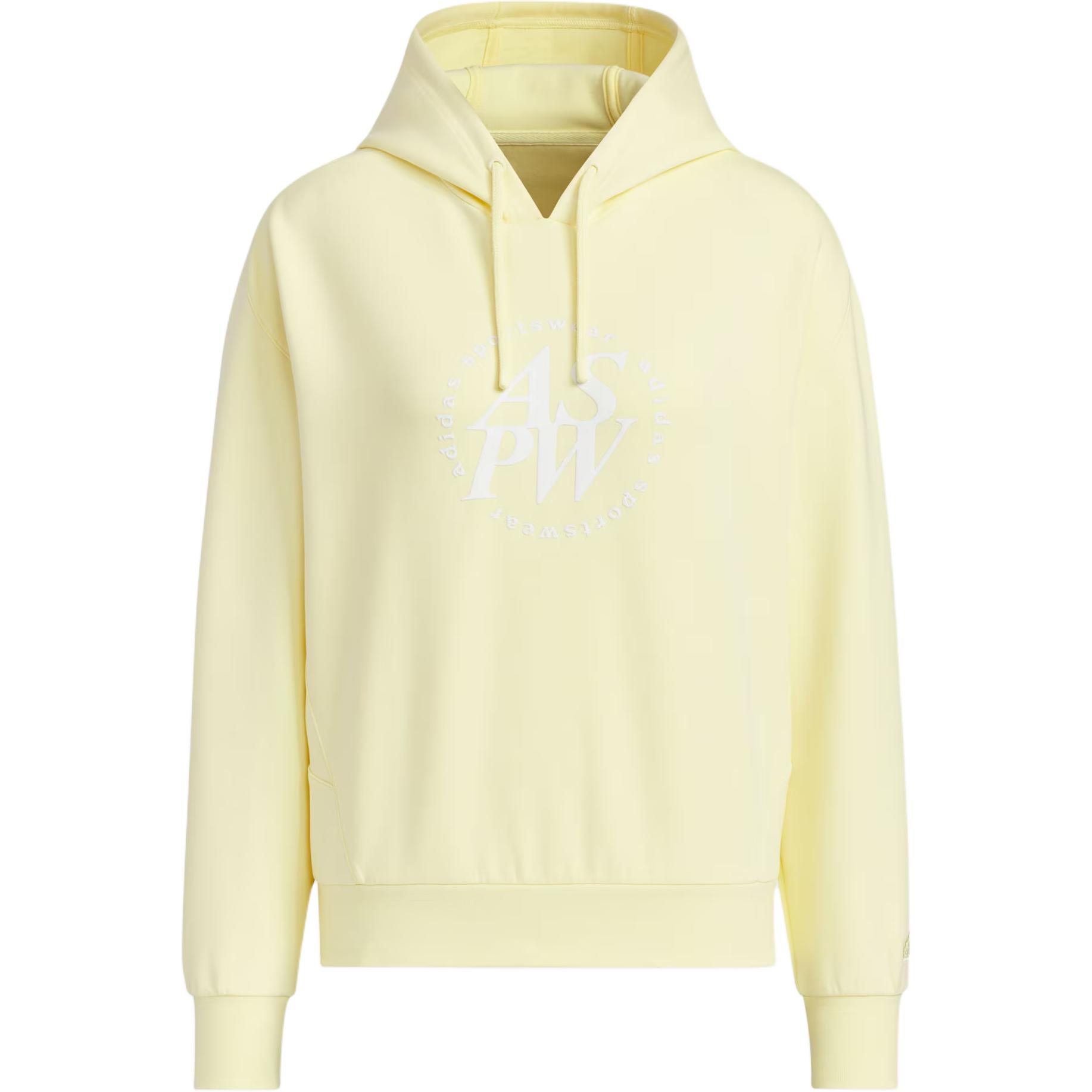 Женское худи adidas Lounge Elevated Doubleknit (желтое)