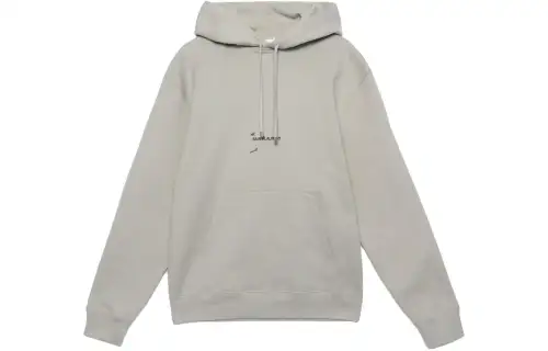 SAINT LAURENT Logo print Long sleeved Hoodie