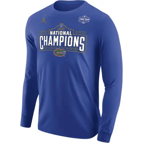Jordan Florida Men's Team Men's Jordan College National Champs Long Sleeve T Shirt