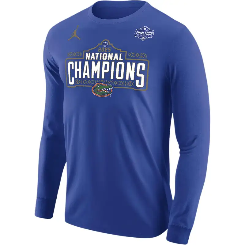 Jordan Florida Men's Team Men's Jordan College National Champs Long Sleeve T Shirt