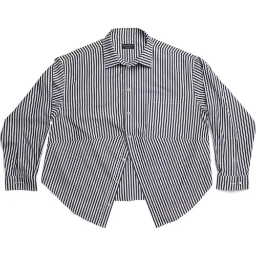 Swing striped cotton shirt