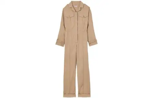 Burberry Bodysuits Women's Brown Lapel