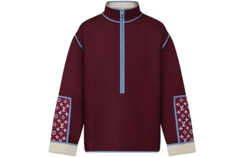 LOUIS VUITTON FLIGHT MODE Sweatshirt Women's Burgundy