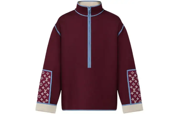 LOUIS VUITTON FLIGHT MODE Sweatshirt Women's Burgundy
