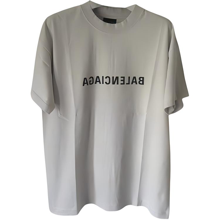 Женская футболка Balenciaga (серая)