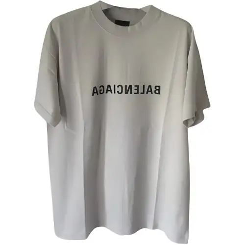 Balenciaga T Shirt Women's Gray Regular Fit