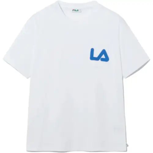FILA T Shirts Unisex White Crew Neck