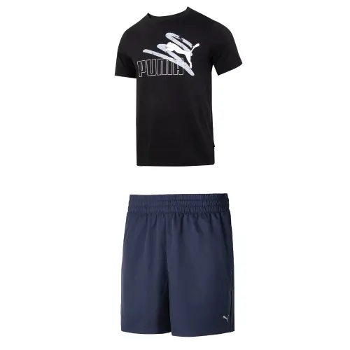 PUMA Casual Sportswear Men's Crew Neck Moderate