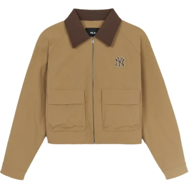 MLB New York Yankees Jackets & Coats Women's Khaki