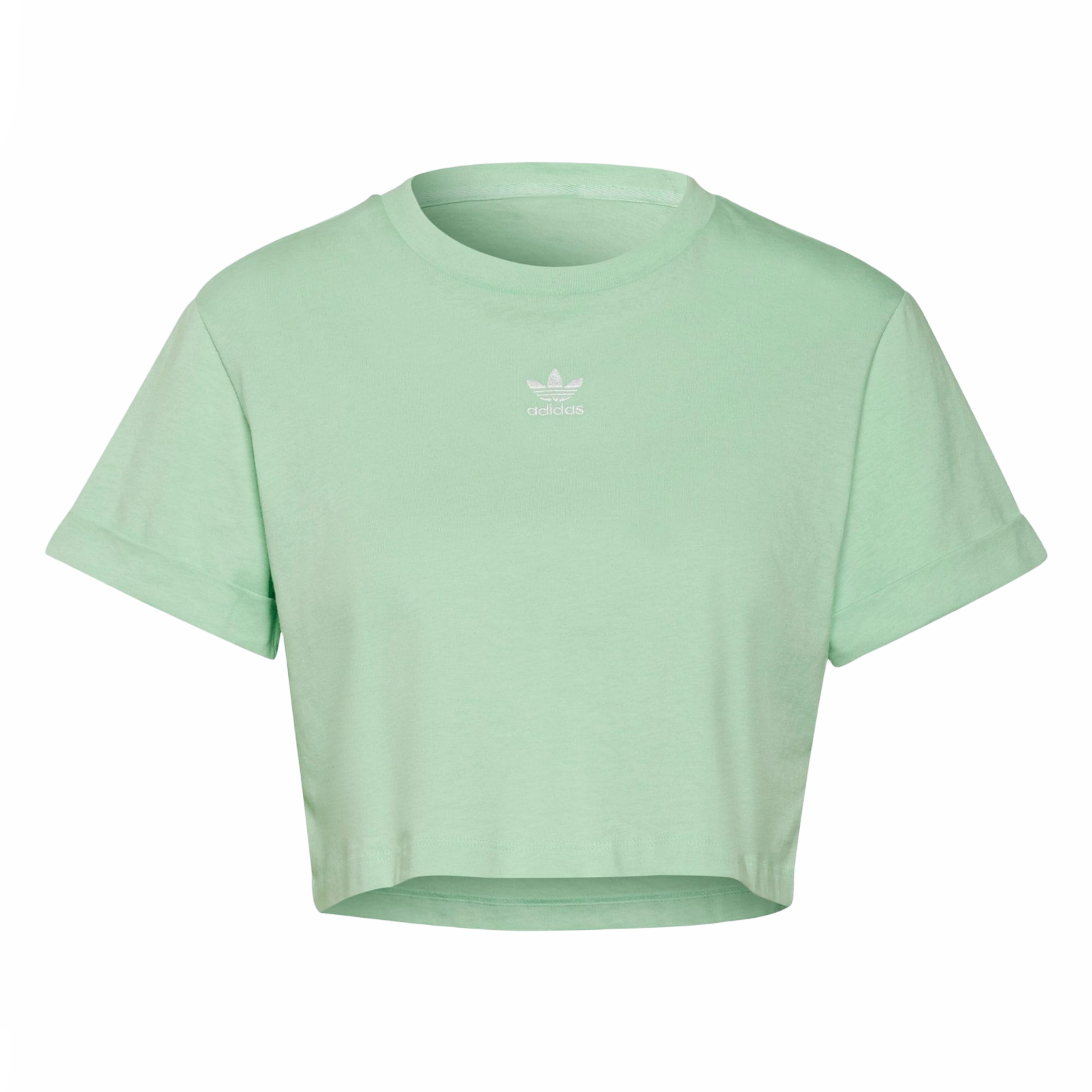 Женская футболка adidas originals ADICOLOR ESSENTIALS CROPPED (мятная)