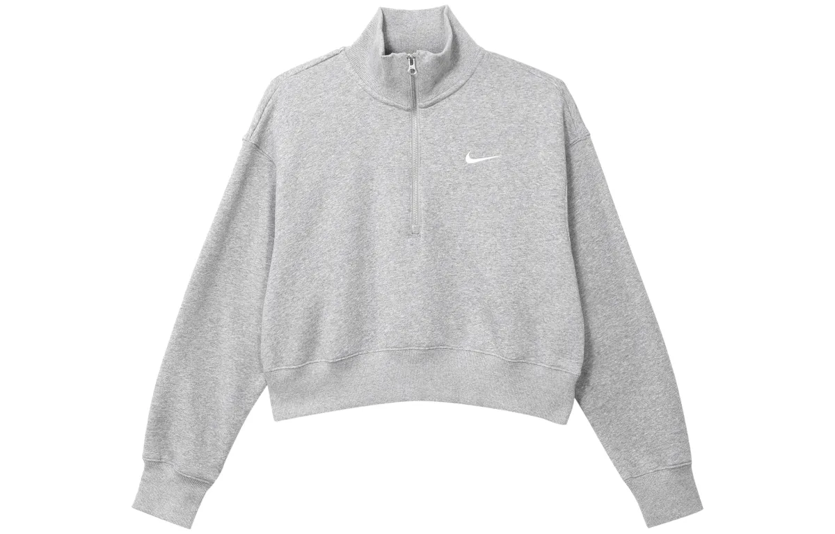 Nike Sportswear Phoenix Fleece Polo Shirt Women's Gray