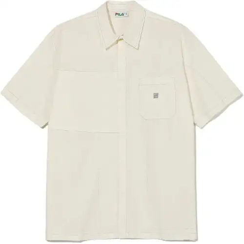 FILA Shirts Unisex White Lapel Moderate