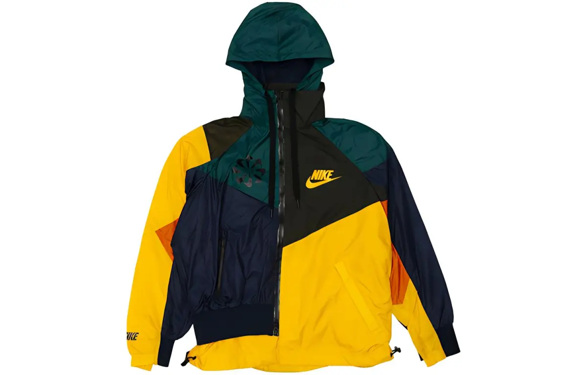 Nike X Sacai Hooded Anorak 'University Gold/Sequoia'