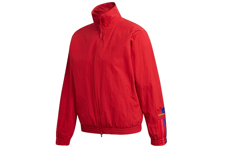 Adidas Originals Jackets Women's Light Scarlet Stand Collar Moderate Other