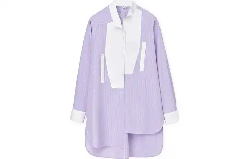 LOEWE Shirts Women's Purple Lapel Moderate Other