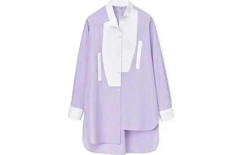 LOEWE Shirts Women's Purple Lapel Moderate Other