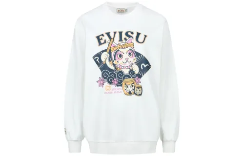 EVISU Sweatshirts Women's Crew Neck Moderate Regular
