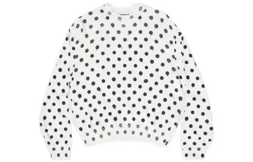 Balenciaga Sweatshirts Women's White Crew Neck Moderate Other